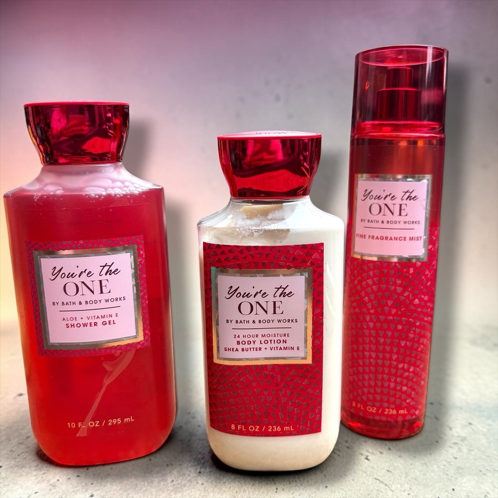 Bath & Body Works You're the One Set Shower Gel Lotion Fragrance Mist 3pc